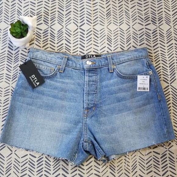 DTLA Women's Cutoff Denim Shorts Size 29 | Jeans Spring Summer Beach NWT -- - Picture 1 of 5